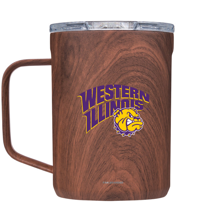 Corkcicle Coffee Mug with Western Illinois University Leathernecks Primary Logo