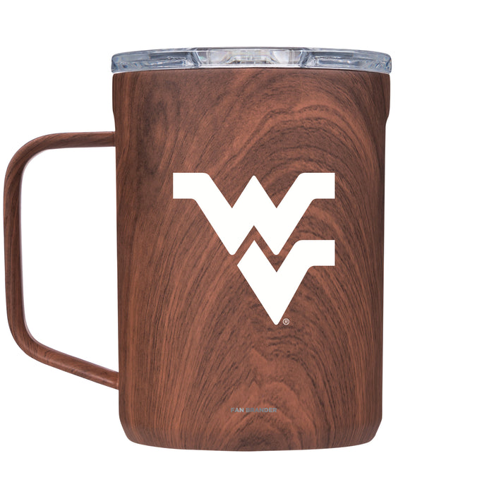 Corkcicle Coffee Mug with West Virginia Mountaineers Primary Logo