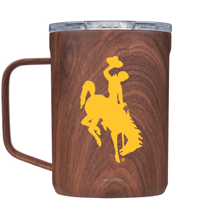 Corkcicle Coffee Mug with Wyoming Cowboys Primary Logo