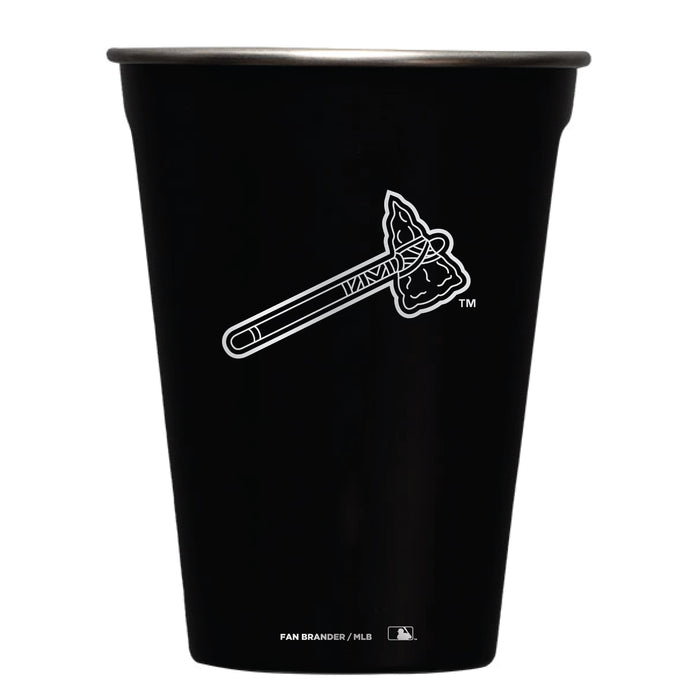 Corkcicle Eco Stacker Cup with Atlanta Braves Etched Secondary Logo