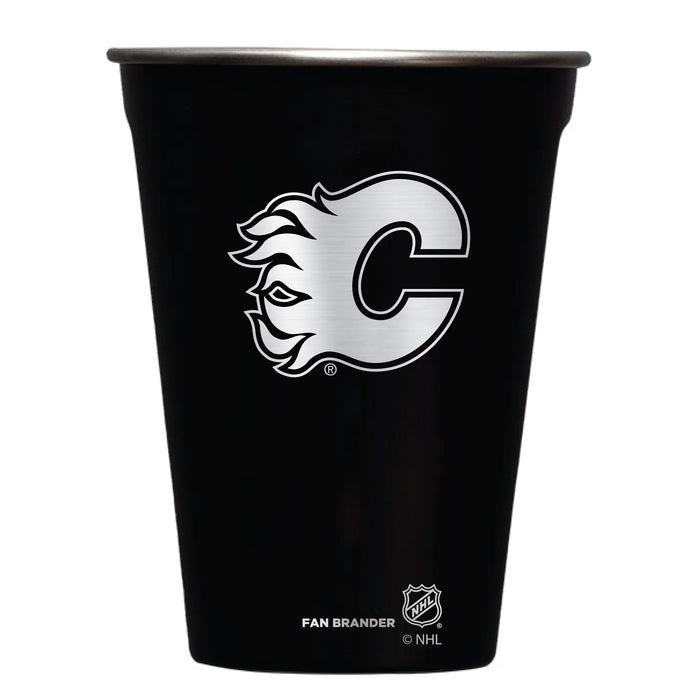 Corkcicle Eco Stacker Cup with Calgary Flames Etched Primary Logo