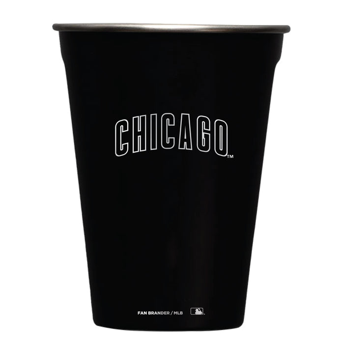 Corkcicle Eco Stacker Cup with Chicago Cubs Etched Wordmark Logo