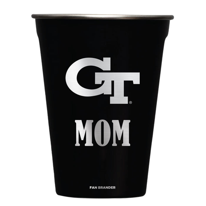 Corkcicle Eco Stacker Cup with Georgia Tech Yellow Jackets Mom Primary Logo