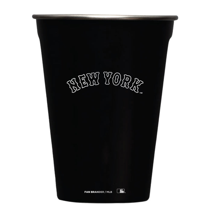 Corkcicle Eco Stacker Cup with New York Mets Etched Wordmark Logo