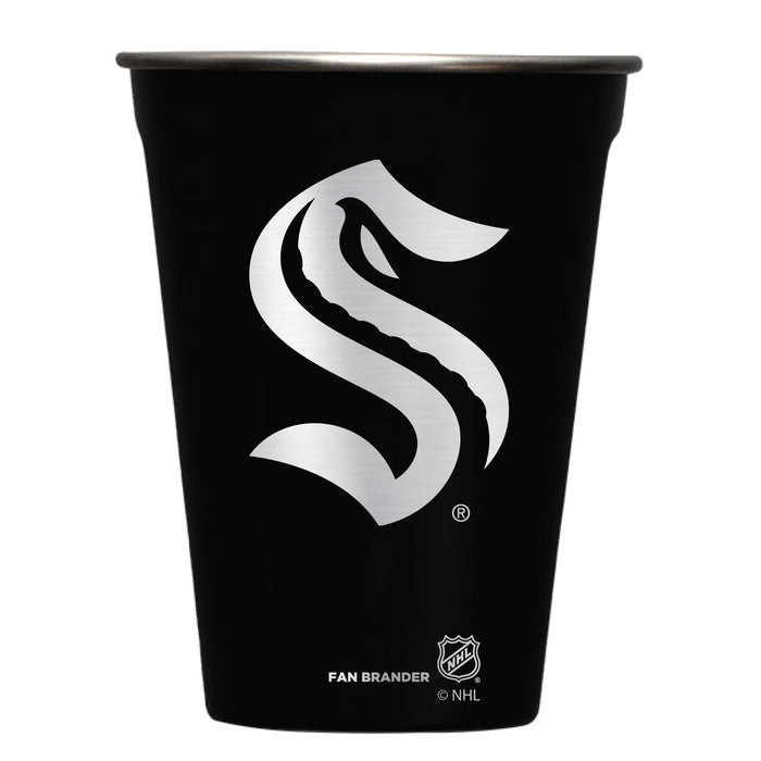 Corkcicle Eco Stacker Cup with Seattle Kraken Etched Primary Logo