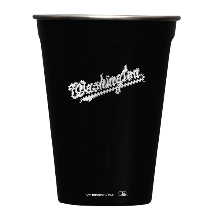 Corkcicle Eco Stacker Cup with Washington Nationals Etched Wordmark Logo