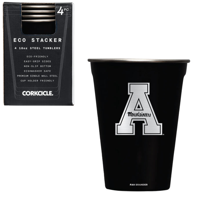 Corkcicle Eco Stacker Cup with Appalachian State Mountaineers Alumni Primary Logo