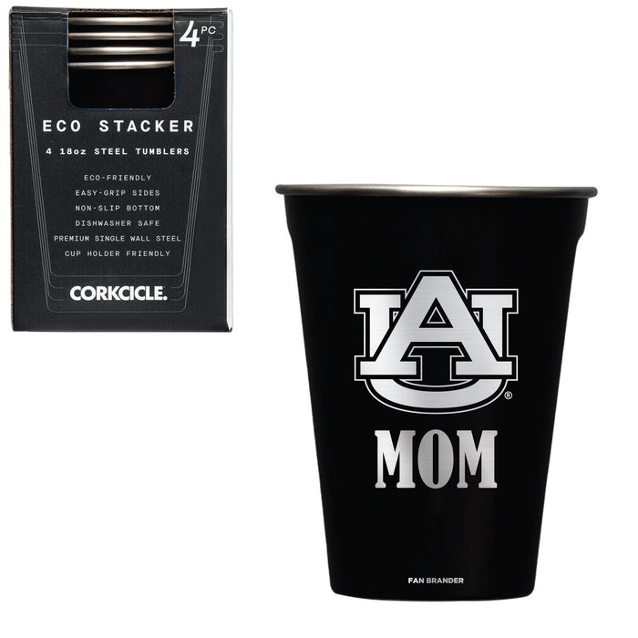 Corkcicle Eco Stacker Cup with Auburn Tigers Mom Primary Logo