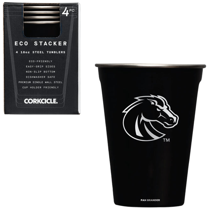 Corkcicle Eco Stacker Cup with Boise State Broncos Alumni Primary Logo