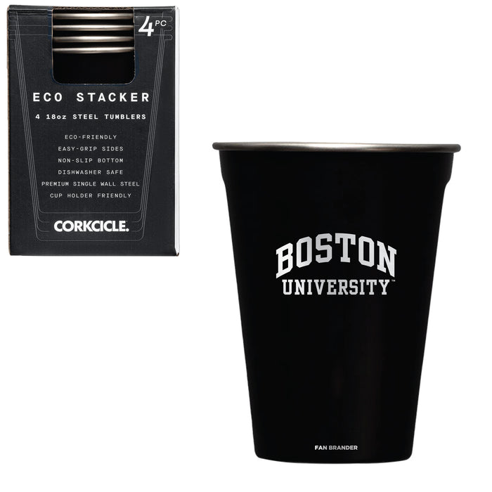 Corkcicle Eco Stacker Cup with Boston University Primary Logo