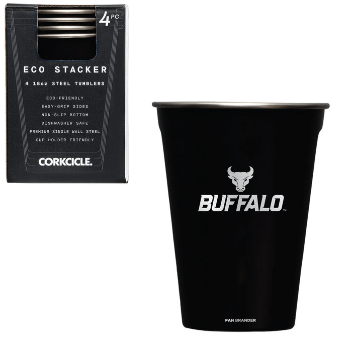 Corkcicle Eco Stacker Cup with Buffalo Bulls Alumni Primary Logo