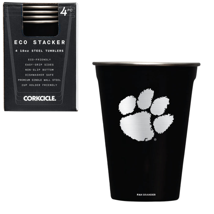 Corkcicle Eco Stacker Cup with Clemson Tigers Primary Logo