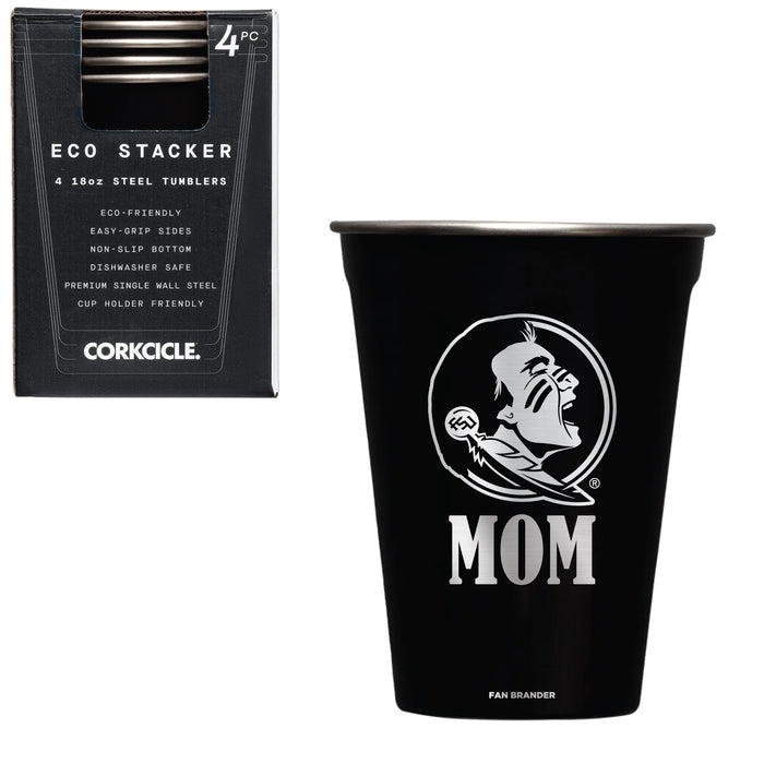 Corkcicle Eco Stacker Cup with Florida State Seminoles Mom Primary Logo