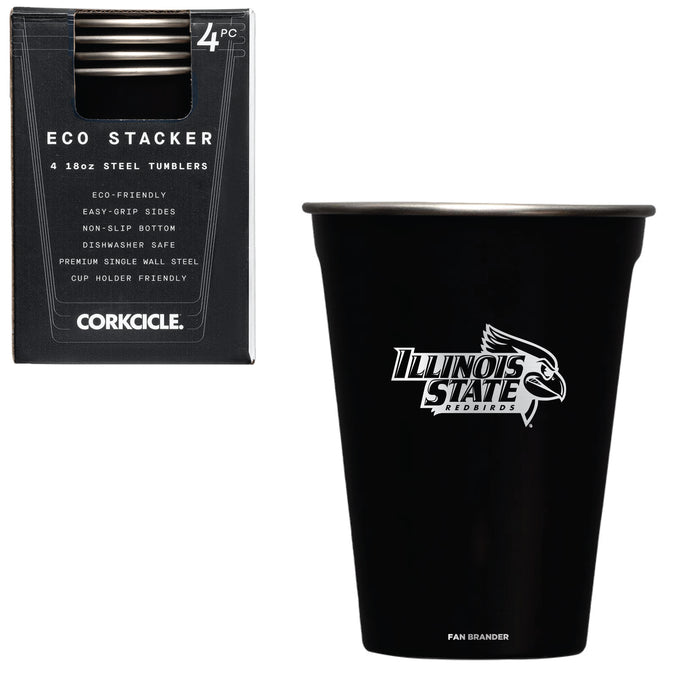 Corkcicle Eco Stacker Cup with Illinois State Redbirds Primary Logo