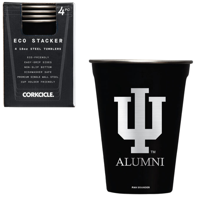 Corkcicle Eco Stacker Cup with Indiana Hoosiers Alumni Primary Logo