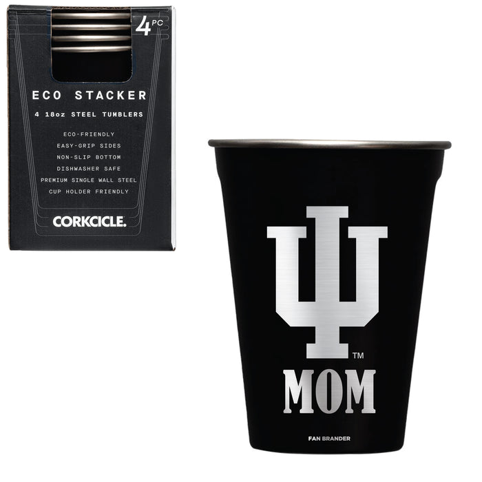 Corkcicle Eco Stacker Cup with Indiana Hoosiers Mom Primary Logo