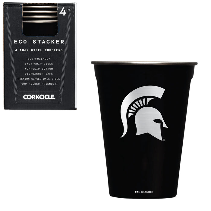 Corkcicle Eco Stacker Cup with Michigan State Spartans Primary Logo