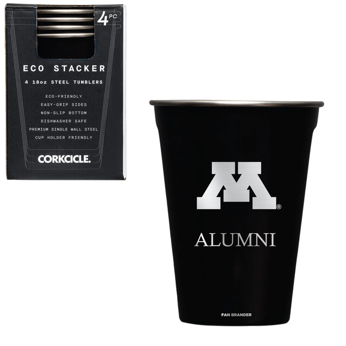 Corkcicle Eco Stacker Cup with Minnesota Golden Gophers Alumni Primary Logo