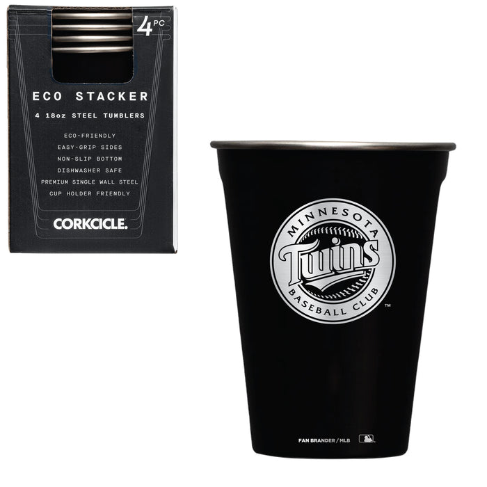Corkcicle Eco Stacker Cup with Minnesota Twins Primary Logo