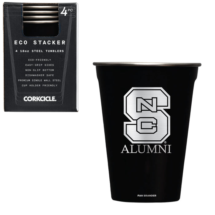 Corkcicle Eco Stacker Cup with NC State Wolfpack Alumni Primary Logo