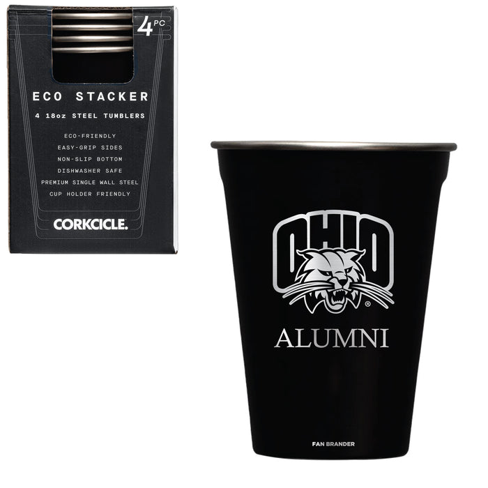 Corkcicle Eco Stacker Cup with Ohio University Bobcats Alumni Primary Logo