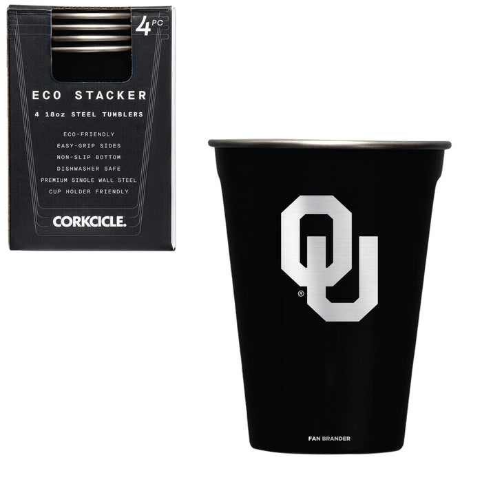 Corkcicle Eco Stacker Cup with Oklahoma Sooners Alumni Primary Logo
