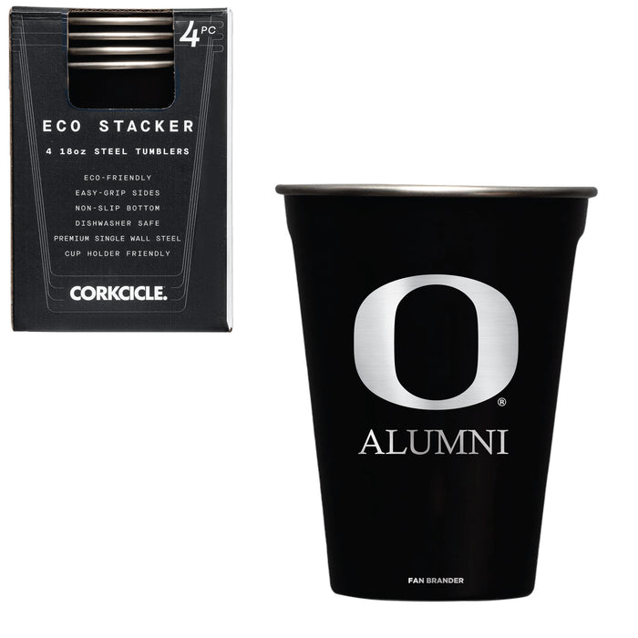 Corkcicle Eco Stacker Cup with Oregon Ducks Alumni Primary Logo