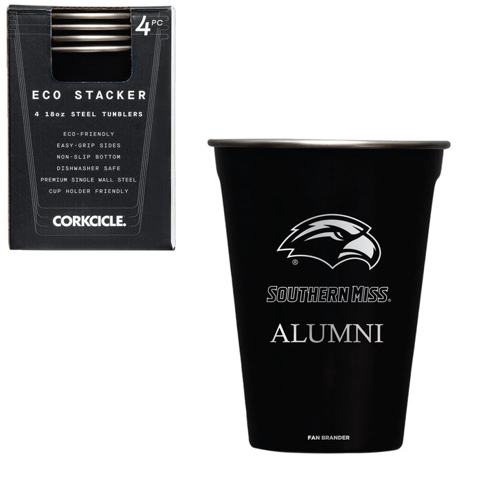 Corkcicle Eco Stacker Cup with Southern Mississippi Golden Eagles Alumni Primary Logo