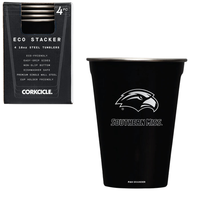 Corkcicle Eco Stacker Cup with Southern Mississippi Golden Eagles Primary Logo