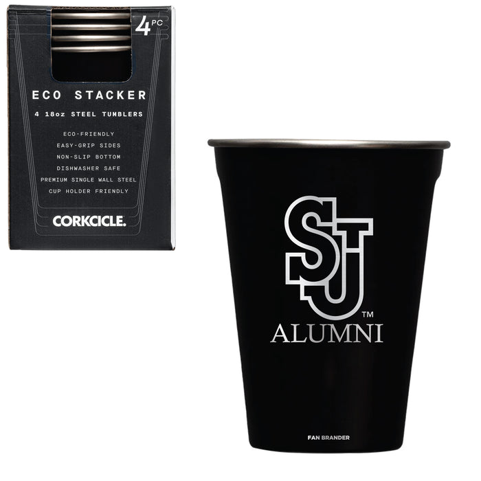Corkcicle Eco Stacker Cup with St. John's Red Storm Alumni Primary Logo