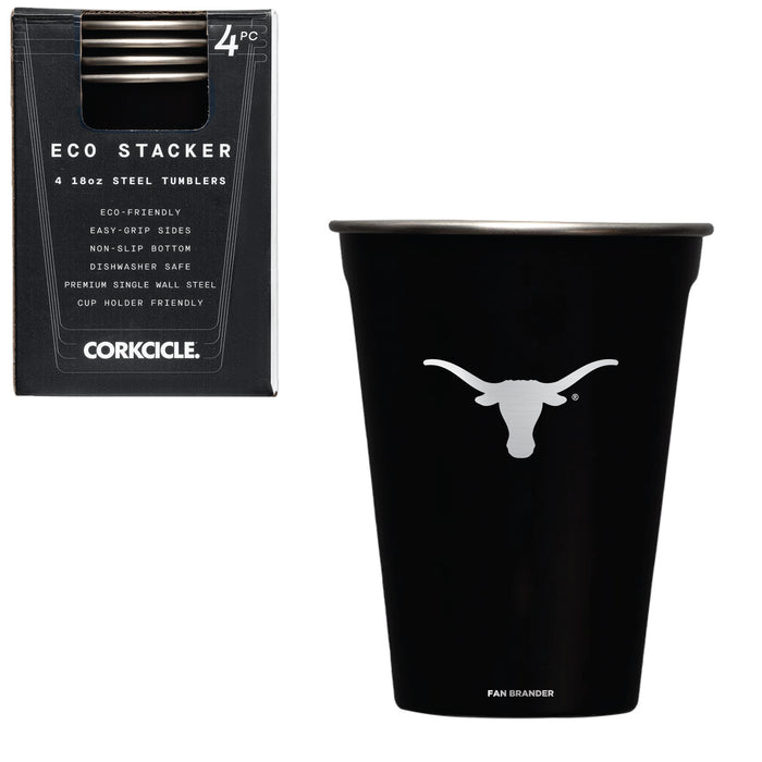 Corkcicle Eco Stacker Cup with Texas Longhorns  Mom Primary Logo