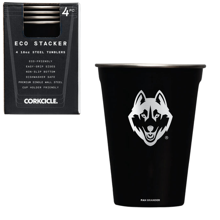 Corkcicle Eco Stacker Cup with Uconn Huskies Primary Logo