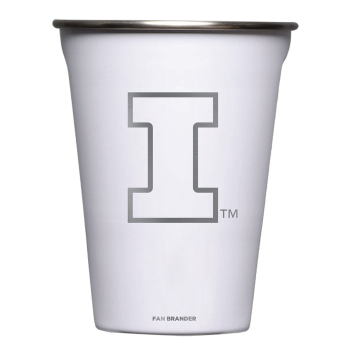 Corkcicle Eco Stacker Cup with Illinois Fighting Illini Primary Logo