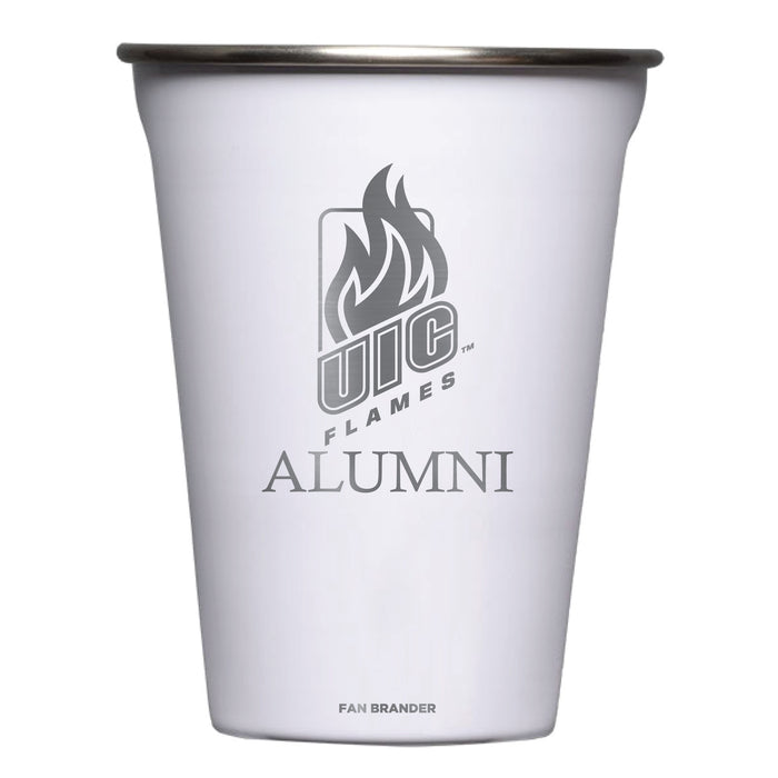 Corkcicle Eco Stacker Cup with Illinois @ Chicago Flames Alumni Primary Logo