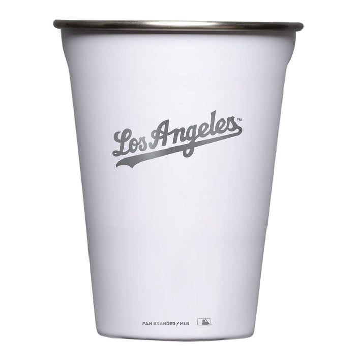 Corkcicle Eco Stacker Cup with Los Angeles Dodgers Etched Wordmark Logo