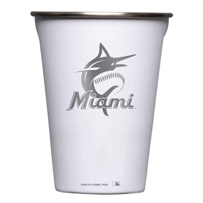 Corkcicle Eco Stacker Cup with Miami Marlins Primary Logo