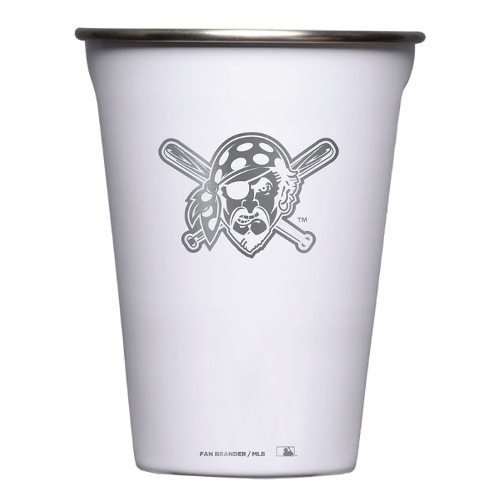 Corkcicle Eco Stacker Cup with Pittsburgh Pirates Etched Secondary Logo