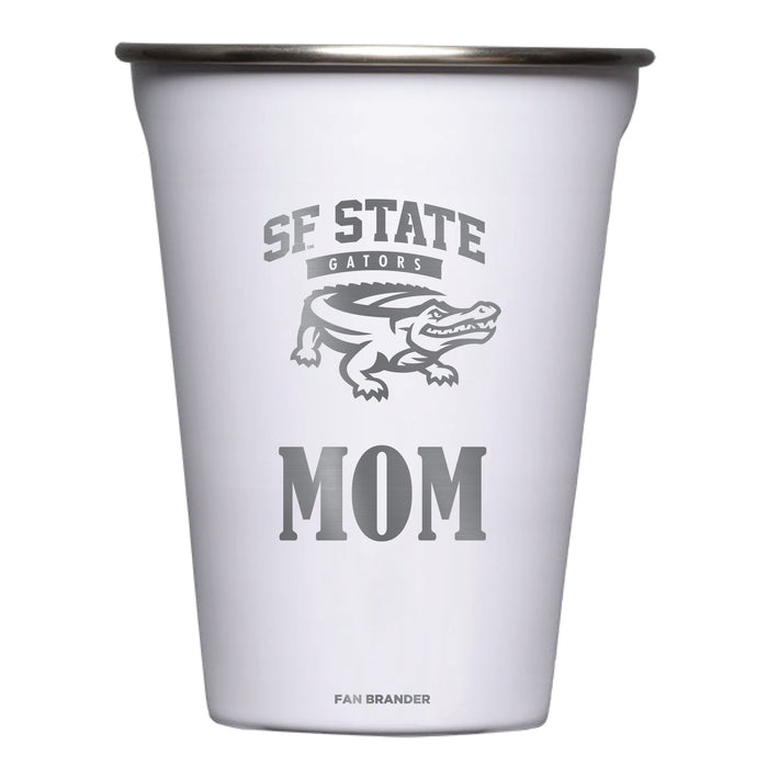 Corkcicle Eco Stacker Cup with San Francisco State U Gators Mom Primary Logo