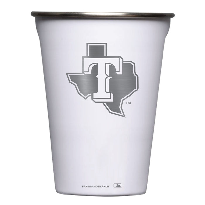 Corkcicle Eco Stacker Cup with Texas Rangers Etched Secondary Logo