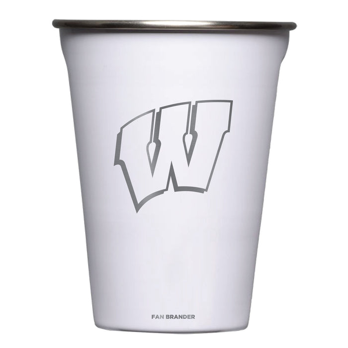 Corkcicle Eco Stacker Cup with Wisconsin Badgers Primary Logo