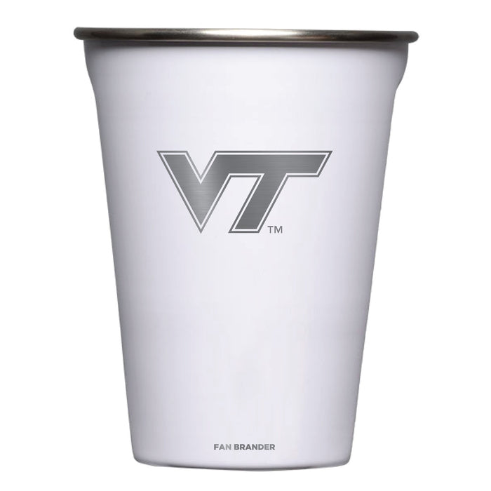Corkcicle Eco Stacker Cup with Virginia Tech Hokies Primary Logo