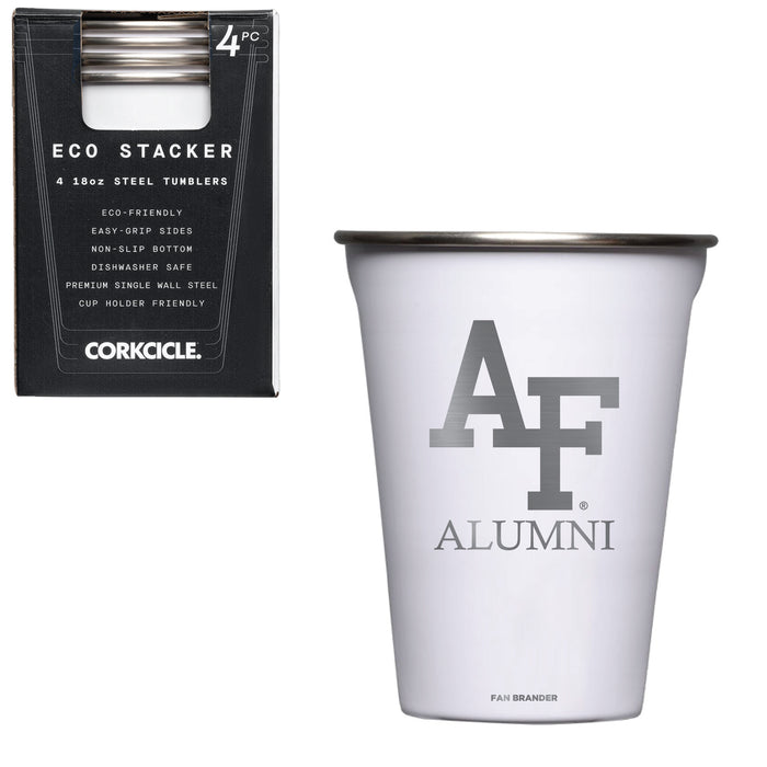 Corkcicle Eco Stacker Cup with Airforce Falcons Alumni Primary Logo