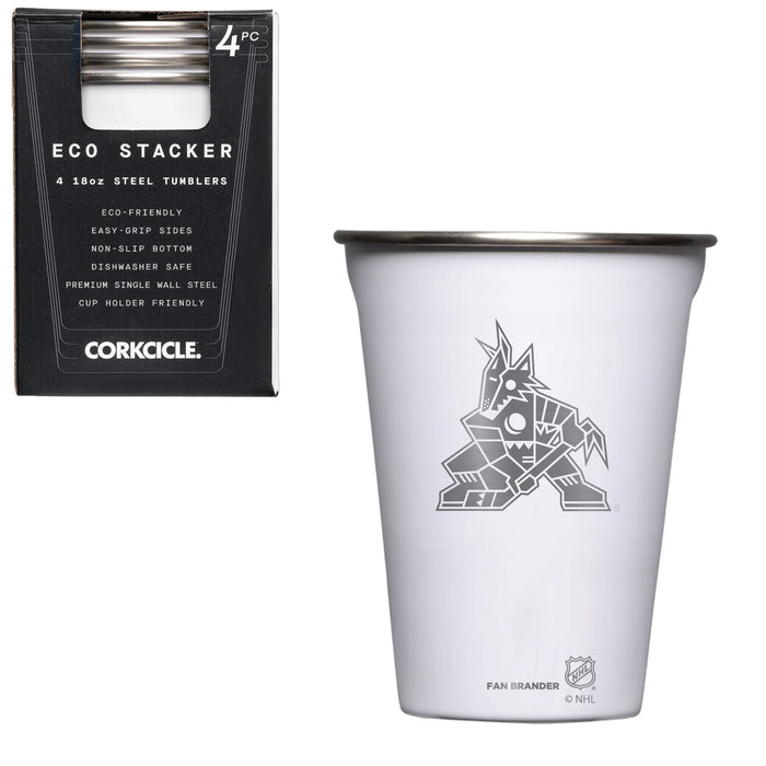 Corkcicle Eco Stacker Cup with Arizona Coyotes Etched Primary Logo
