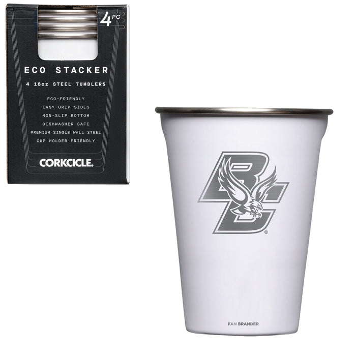 Corkcicle Eco Stacker Cup with Boston College Eagles Primary Logo