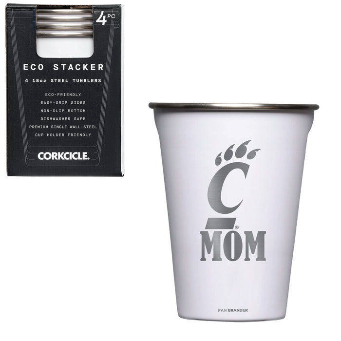 Corkcicle Eco Stacker Cup with Cincinnati Bearcats Mom Primary Logo