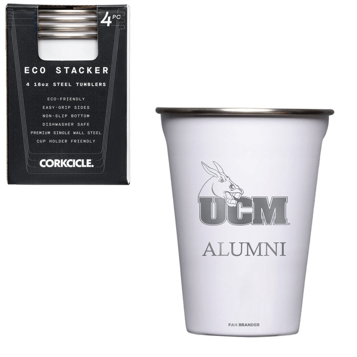Corkcicle Eco Stacker Cup with Central Missouri Mules Alumni Primary Logo