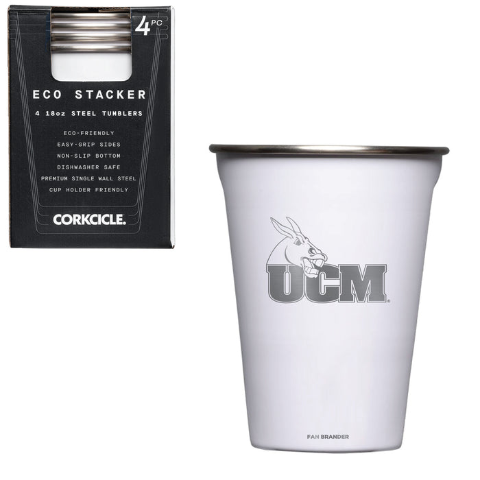 Corkcicle Eco Stacker Cup with Central Missouri Mules Primary Logo