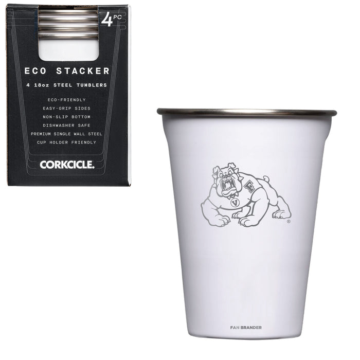 Corkcicle Eco Stacker Cup with Fresno State Bulldogs Primary Logo