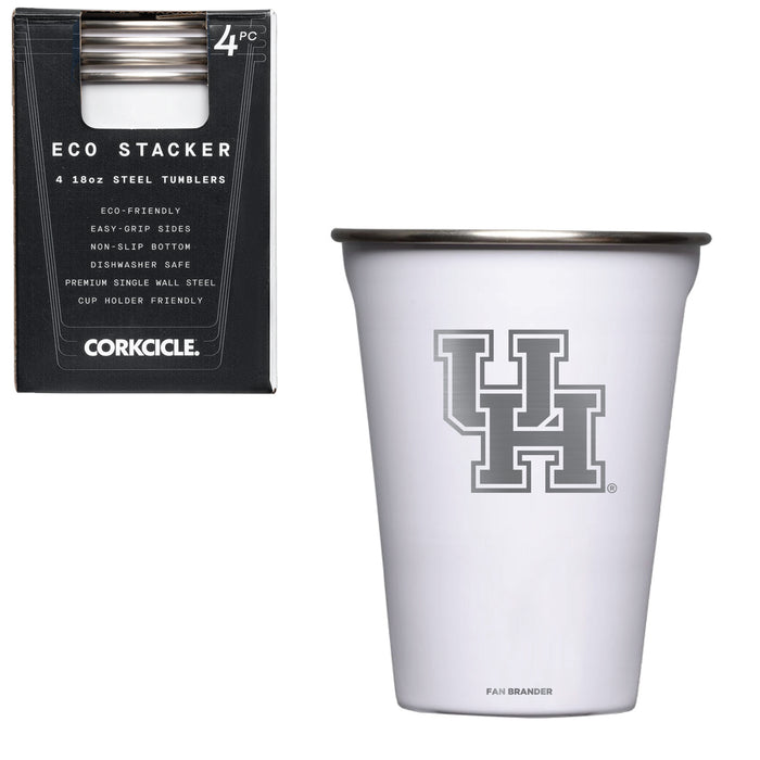 Corkcicle Eco Stacker Cup with Houston Cougars Primary Logo
