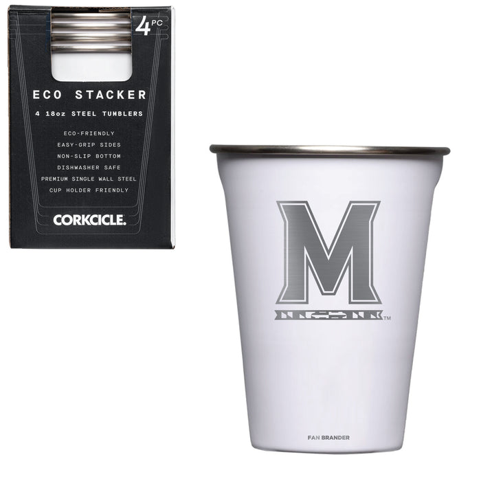 Corkcicle Eco Stacker Cup with Maryland Terrapins Primary Logo